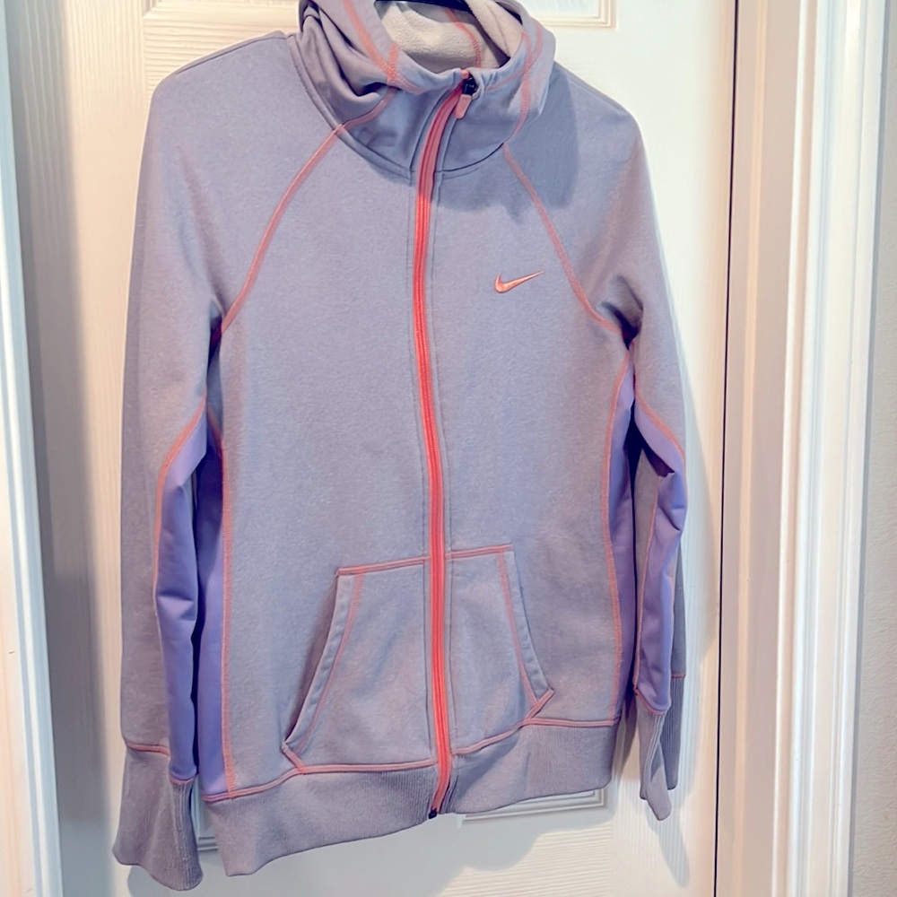 Nike Therma-fit zip up jacket with hood